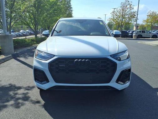 White 2024 Audi Q5 e 55 S line Premium Plus