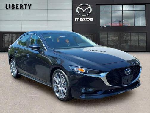 Jet Black Mica 2023 Mazda Mazda3 FWD w/Preferred Package