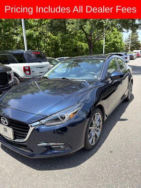 Deep Crystal Blue Mica 2018 Mazda Mazda3 Grand Touring