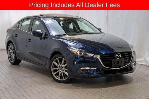 Deep Crystal Blue Mica 2018 Mazda Mazda3 Grand Touring