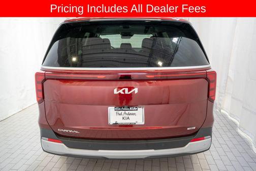 Flare Red 2025 Kia Carnival Hybrid EX