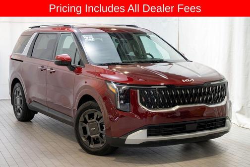 Flare Red 2025 Kia Carnival Hybrid EX