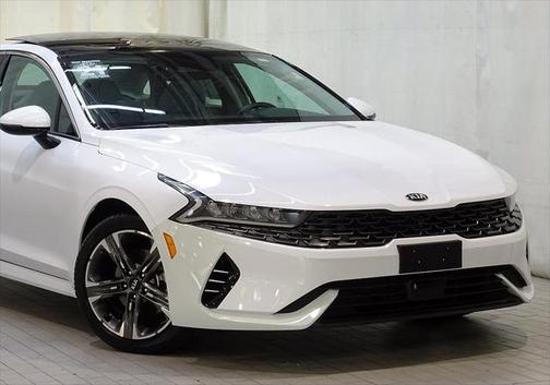 Glacial White Pearl 2021 Kia K5 EX