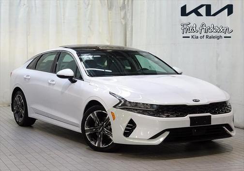 Glacial White Pearl 2021 Kia K5 EX