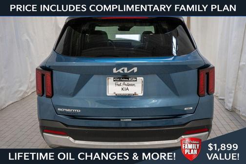 Mineral Blue 2026 Kia Sorento Hybrid EX