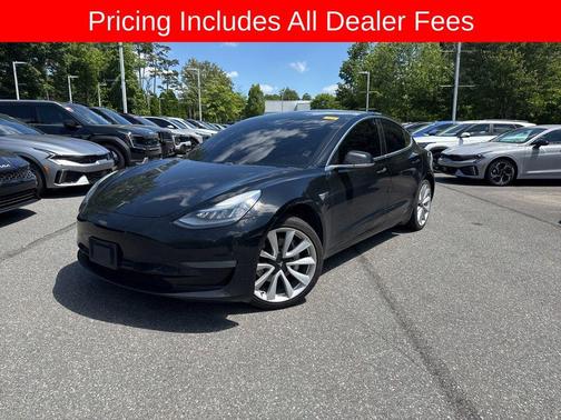 Solid Black 2019 Tesla Model 3 Mid Range