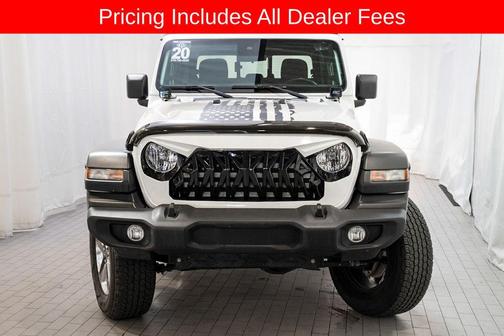 Bright White Clearcoat 2020 Jeep Gladiator Sport S