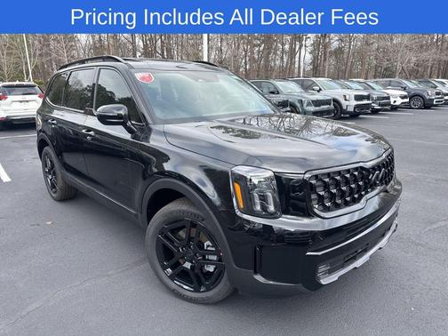 Ebony Black 2025 Kia Telluride SX X-Line