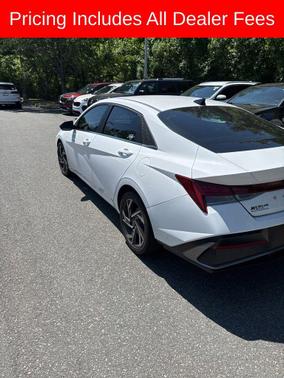 Serenity White 2024 Hyundai ELANTRA HEV Limited