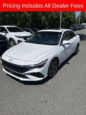 Serenity White 2024 Hyundai ELANTRA HEV Limited