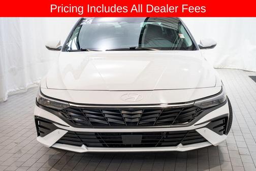 Serenity White 2024 Hyundai ELANTRA HEV Limited