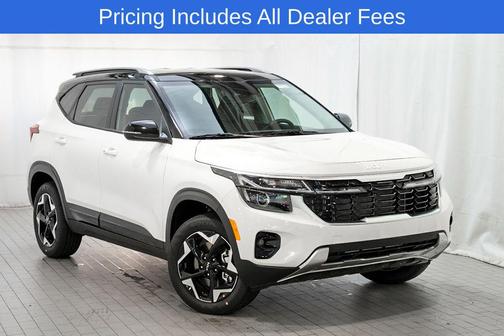Clear White/Black Roof 2026 Kia Seltos S