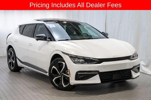 Snow White Pearl 2024 Kia EV6 GT-Line