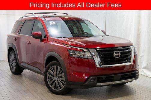 Scarlet Ember 2024 Nissan Pathfinder SL FWD