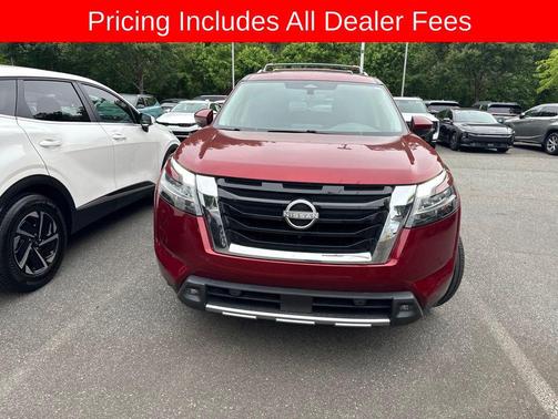 Scarlet Ember 2024 Nissan Pathfinder SL FWD