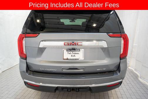 Satin Steel Metallic 2022 GMC Yukon SLT