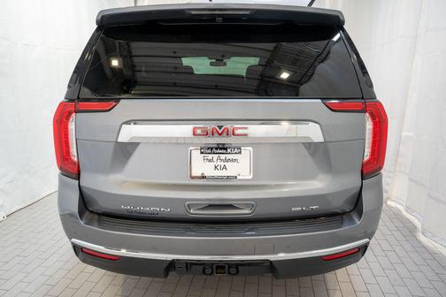 Satin Steel Metallic 2022 GMC Yukon SLT