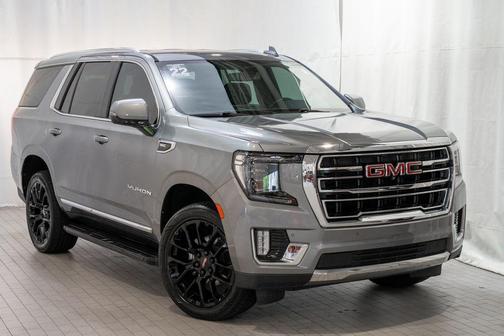 Satin Steel Metallic 2022 GMC Yukon SLT
