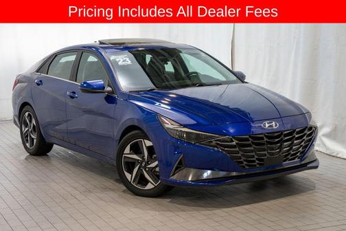 Intense Blue 2023 Hyundai ELANTRA Limited