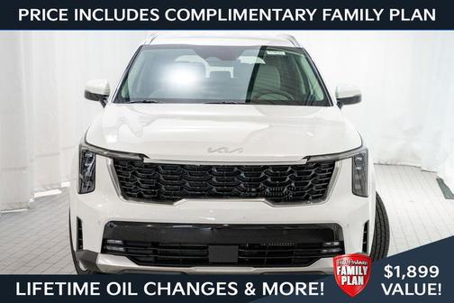 Snow White Pearl 2026 Kia Sorento Hybrid EX