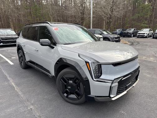Wolf Gray/Ebony Black Roof 2026 Kia EV9 GT-Line