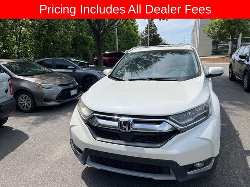 White Diamond Pearl 2017 Honda CR-V Touring