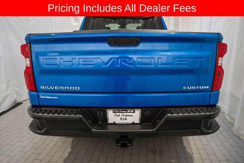 Glacier Blue Metallic 2023 Chevrolet Silverado 1500 Custom Trail Boss