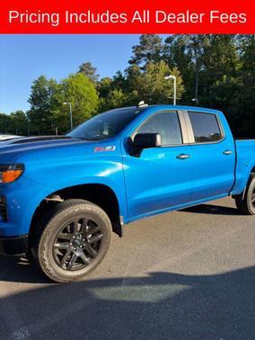 Glacier Blue Metallic 2023 Chevrolet Silverado 1500 Custom Trail Boss