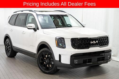 Glacial White Pearl 2024 Kia Telluride SX X-Pro