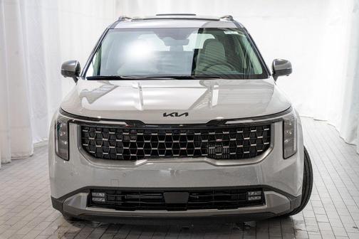 Ceramic Silver 2026 Kia Carnival Hybrid SX