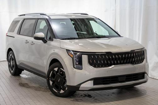 Ivory Silver 2026 Kia Carnival EX