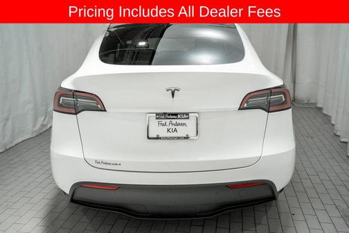 Pearl White Multi-Coat 2023 Tesla Model Y Long Range Dual Motor All-Wheel Drive