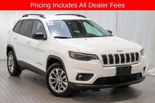 Bright White Clearcoat 2022 Jeep Cherokee Latitude Lux