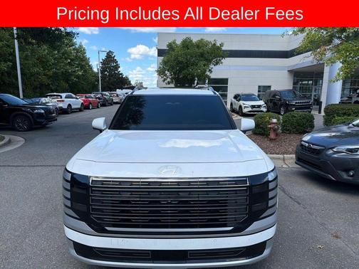 Creamy White Pearl 2026 Hyundai Palisade Hybrid Calligraphy