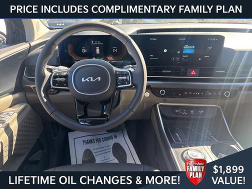 Deep Chroma Blue 2026 Kia Carnival Hybrid LXS