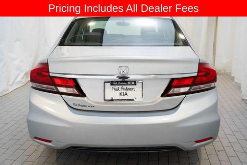 Alabaster Silver Metallic 2014 Honda Civic LX