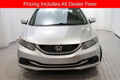 Alabaster Silver Metallic 2014 Honda Civic LX