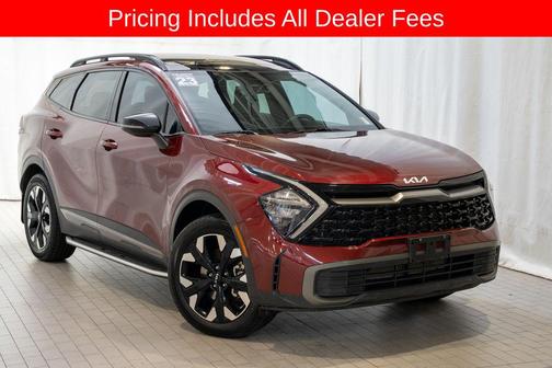 Dawning Red 2023 Kia Sportage X-Line