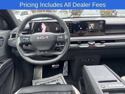 Glacial White Pearl 2026 Kia EV9 GT-Line