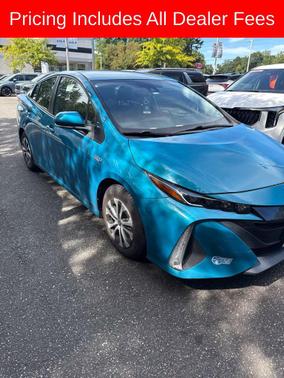 Blue Magnetism 2021 Toyota Prius Prime XLE