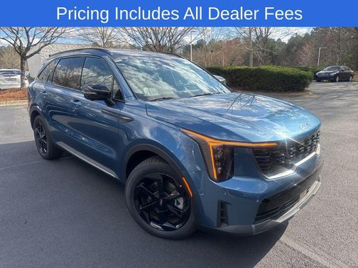 Mineral Blue 2026 Kia Sorento Hybrid SX Prestige