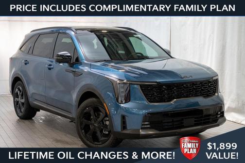 Mineral Blue 2026 Kia Sorento Hybrid SX Prestige
