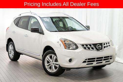 Pearl White 2015 Nissan Rogue Select S