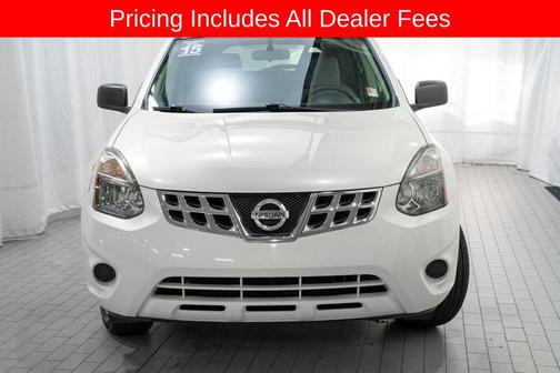 Pearl White 2015 Nissan Rogue Select S