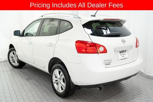 Pearl White 2015 Nissan Rogue Select S
