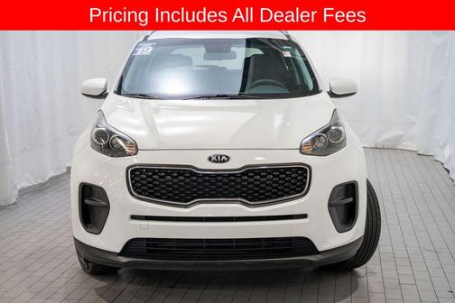 Clear White 2019 Kia Sportage LX
