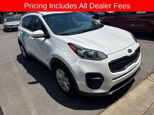 Clear White 2019 Kia Sportage LX