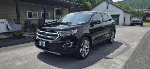 Black 2018 Ford Edge Titanium