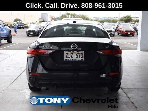 Black 2022 Nissan Sentra SV