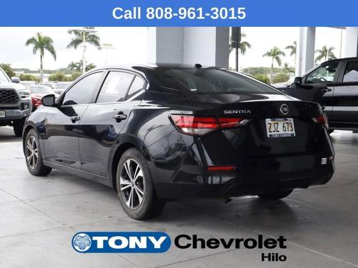 Black 2022 Nissan Sentra SV